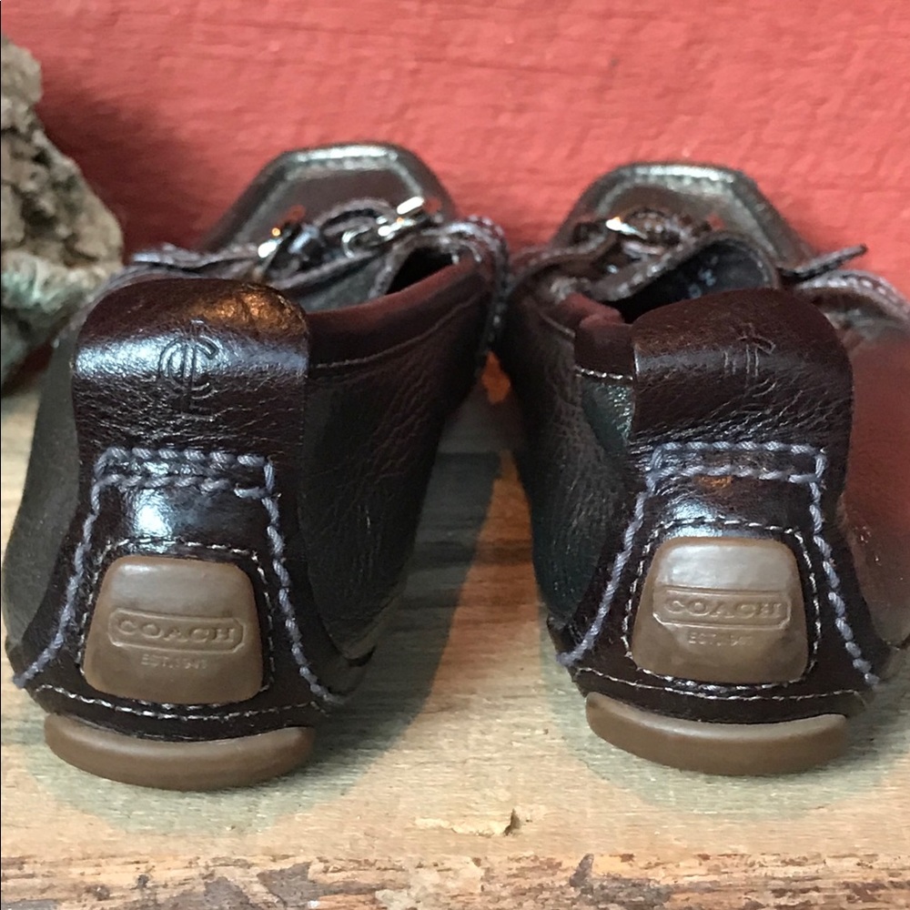 • Vintage Pewter COACH Loafers • - Picture 6 of 6
